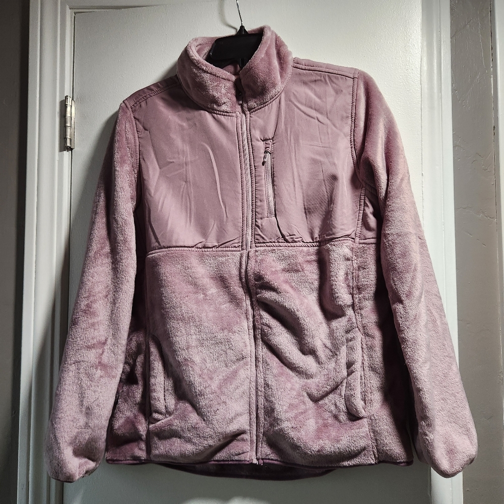 LEG3ND Zip-up Fleece Jacket Size Medium Purple